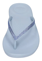 FITFLOP Damen Zehentrenner IQUSHION SPARKLE R08 cloudy blue