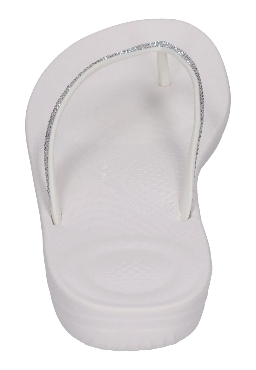 FITFLOP Damen Zehentrenner IQUSHION SPARKLE R08 urban white