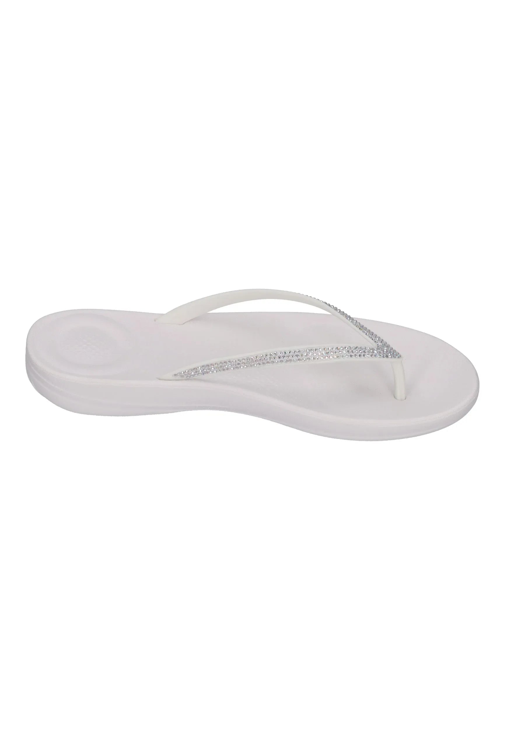 FITFLOP Damen Zehentrenner IQUSHION SPARKLE R08 urban white