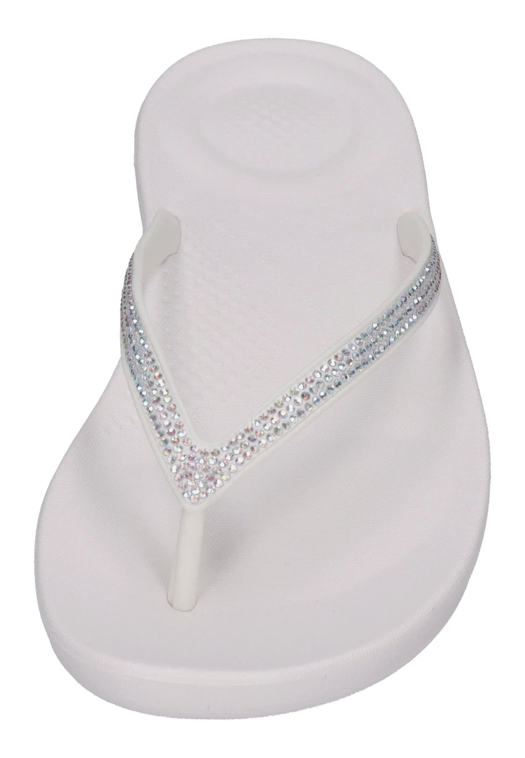 FITFLOP Damen Zehentrenner IQUSHION SPARKLE R08 urban white