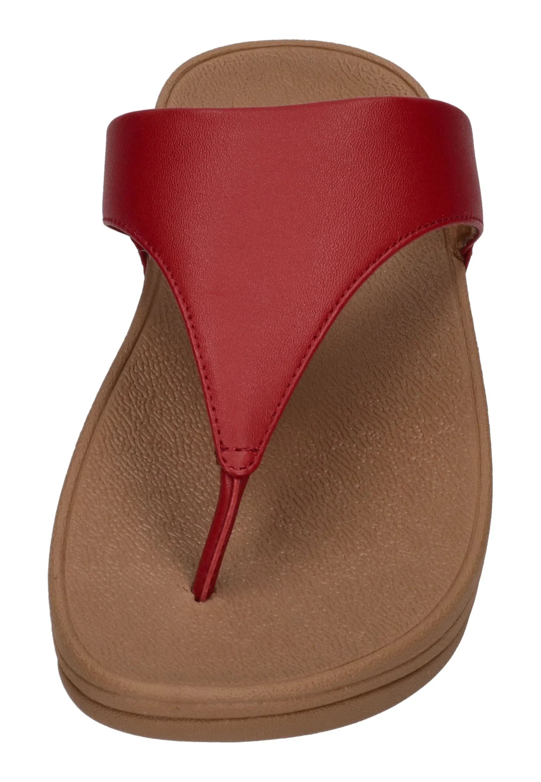 FITFLOP Damen Zehentrenner LULU LEATHER TOE POST burnt berry