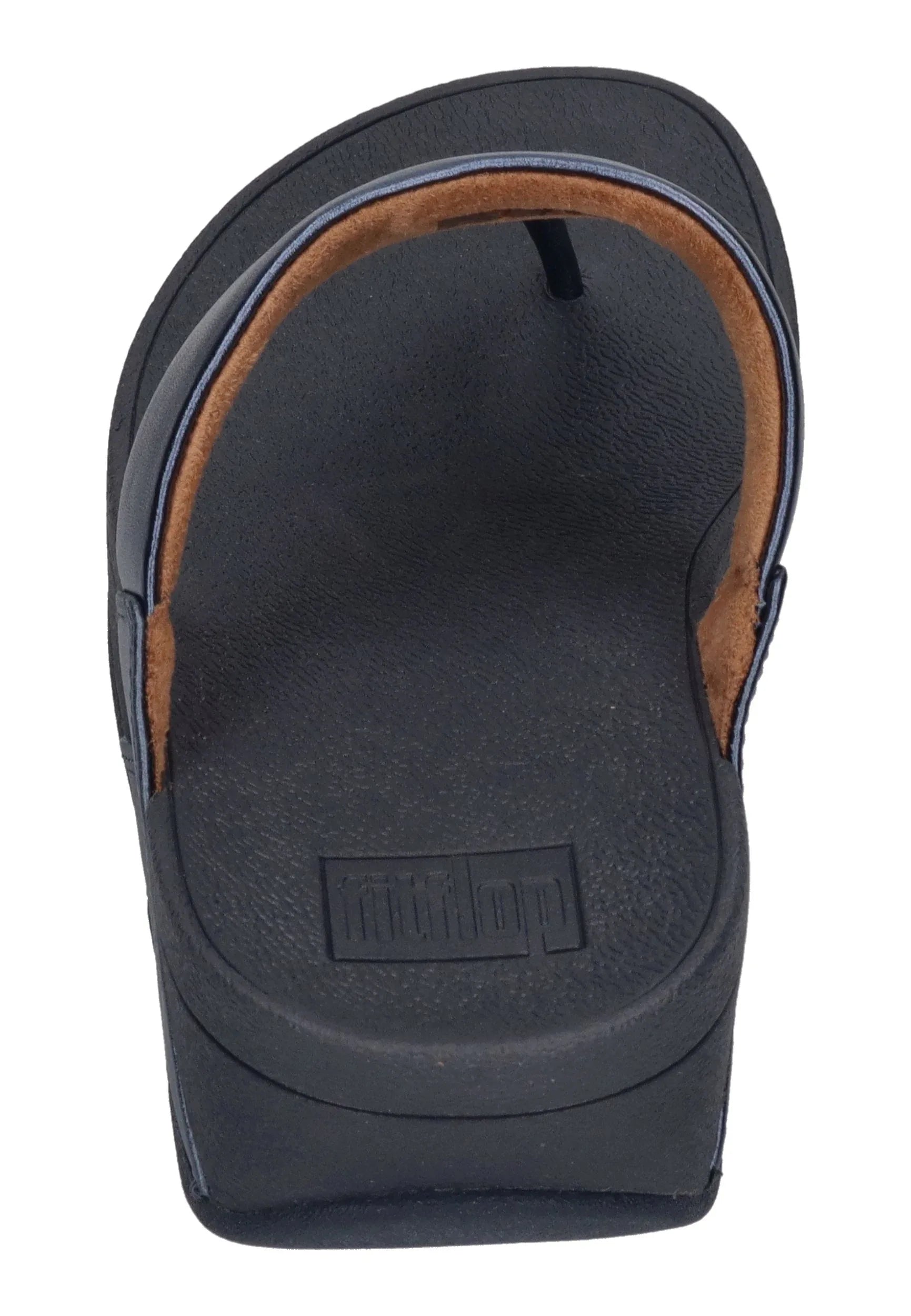 FITFLOP Damen Zehentrenner LULU LEATHER TOE POST metallic cosmic blue