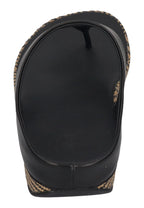 FITFLOP Damen Zehentrenner LULU LUX GRAPHIC-WEAVE LEATHER black