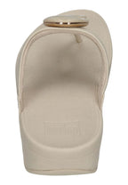 FITFLOP Damen Zehentrenner LULU MARBLED-STONE TOE-POST paris beige