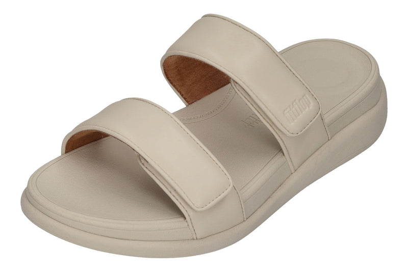 FITFLOP Pantolette F-MODE GO ADJ TWO-BAR SLIDES paris beige