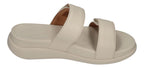 FITFLOP Pantolette F-MODE GO ADJ TWO-BAR SLIDES paris beige