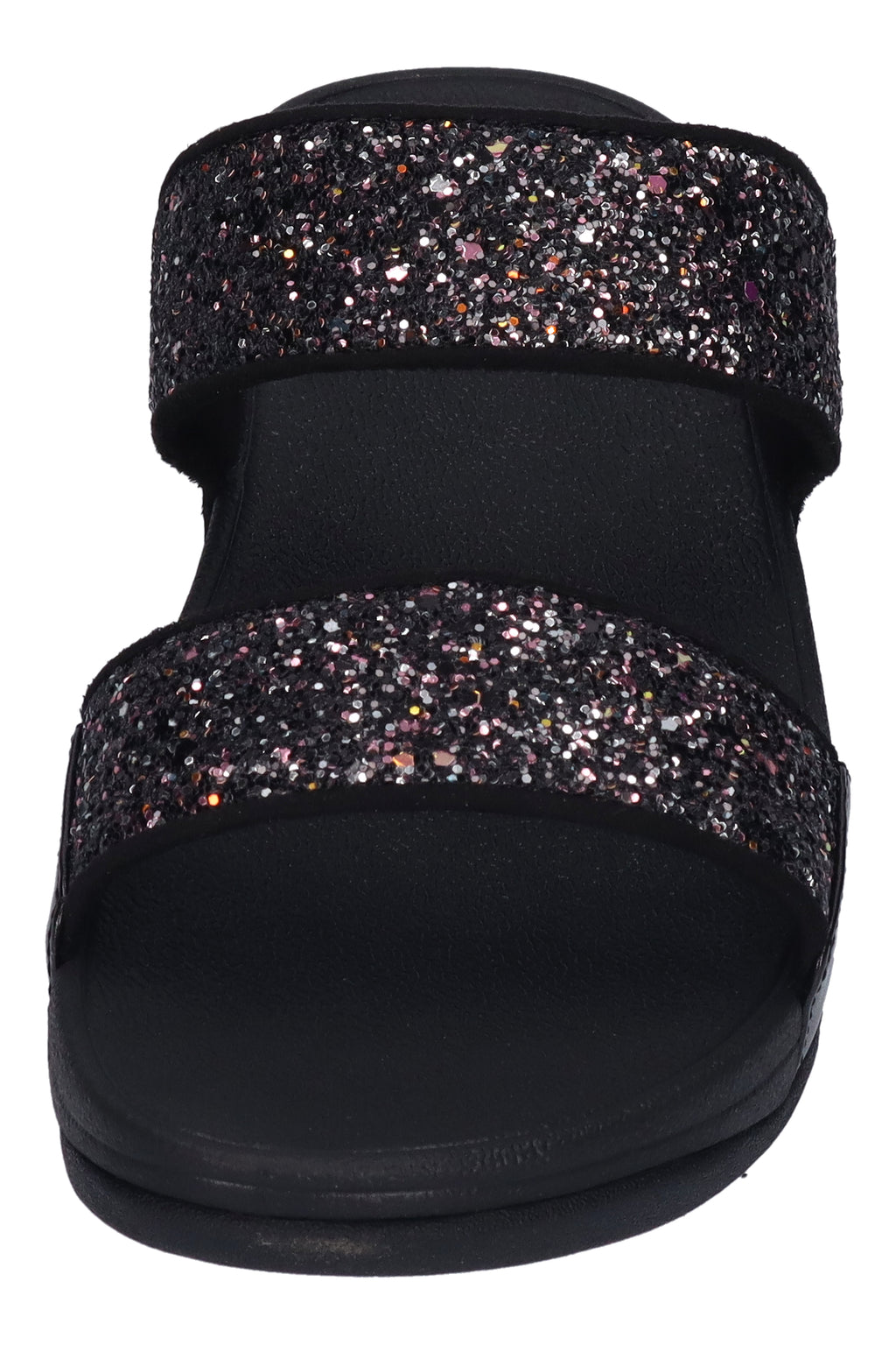FITFLOP Pantoletten LULU MULTI-TONAL GLITTER SLIDES black multi