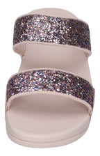FITFLOP Pantoletten LULU MULTI-TONAL GLITTER SLIDES nu rose mix