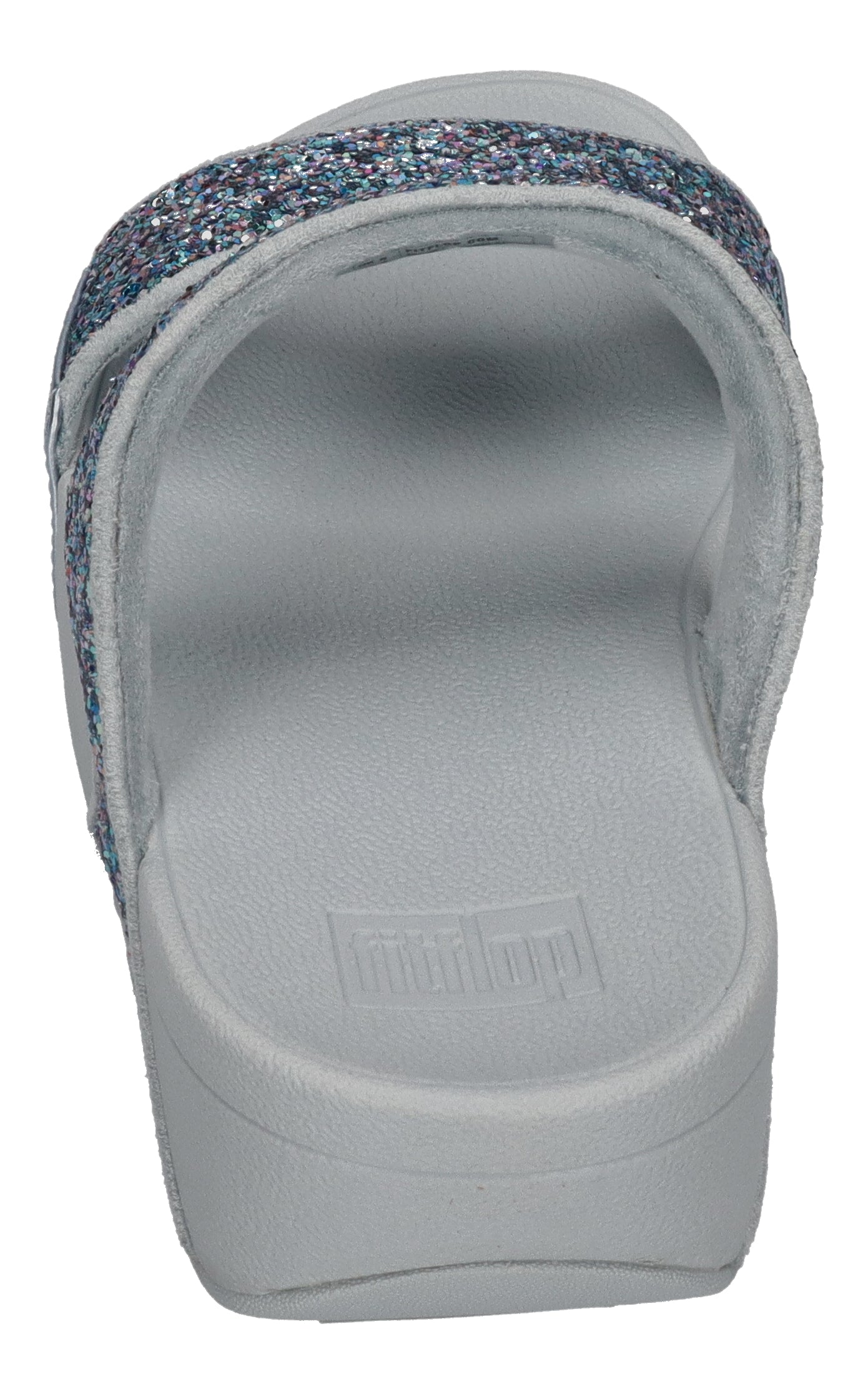 FITFLOP Pantoletten LULU MULTI-TONAL GLITTER SLIDES quiet blue