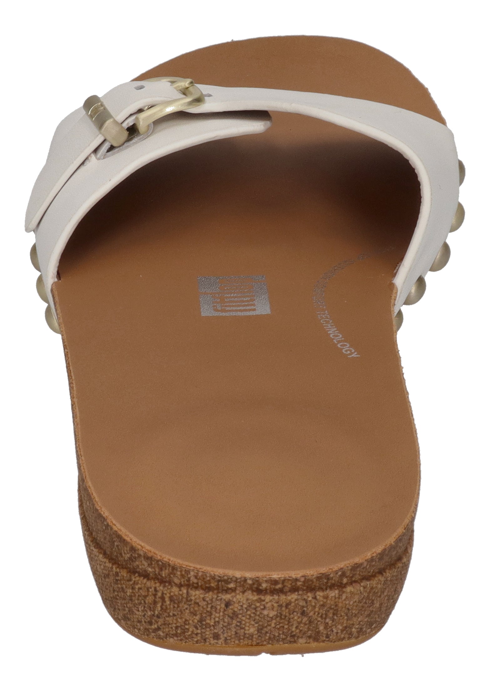FITFLOP Pantoletten iQUSHION ADJ BUCKLE LEATHER SLIDES urban