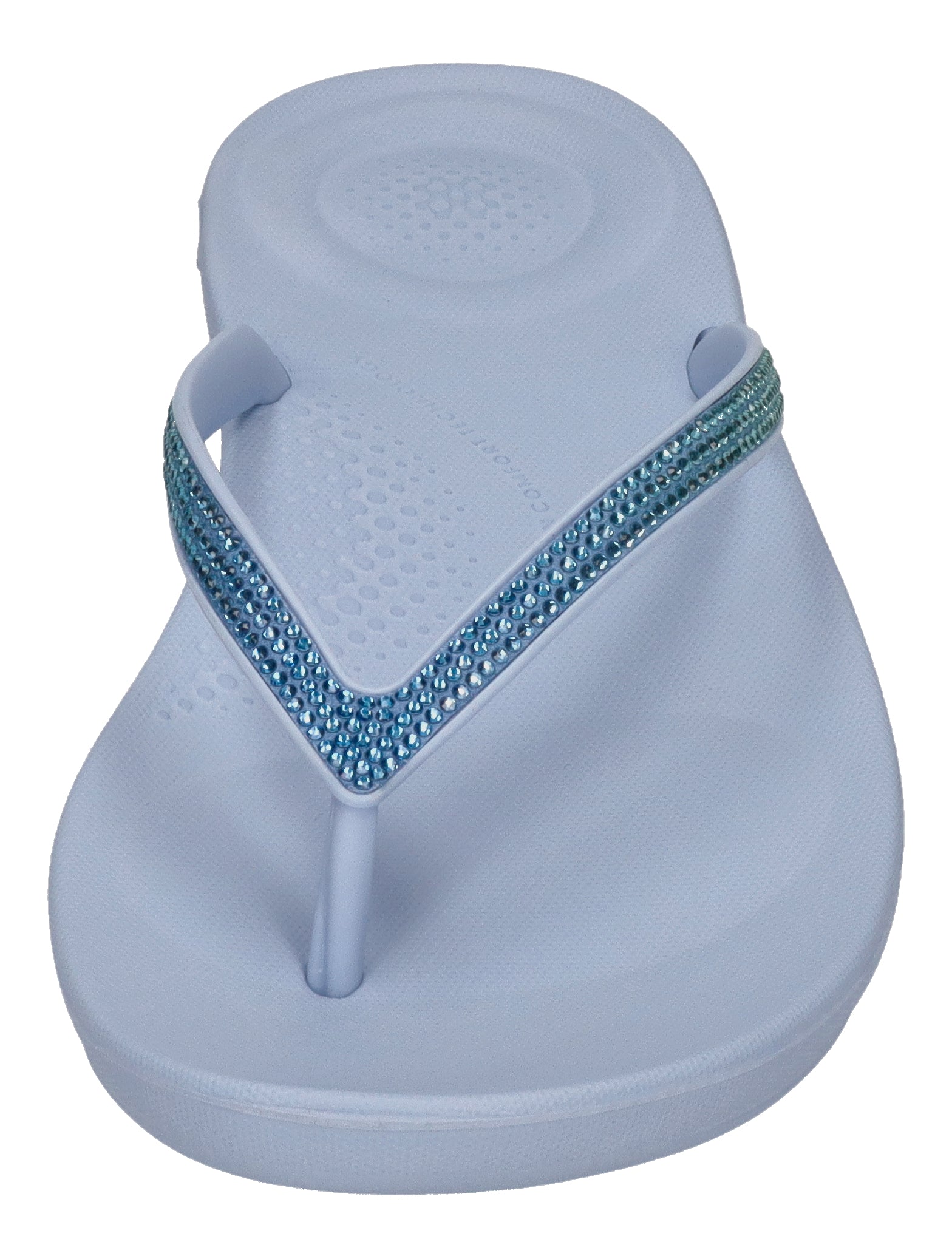 FITFLOP Zehentrenner IQUSHION OMBRE SPARKLE DG5 - blue
