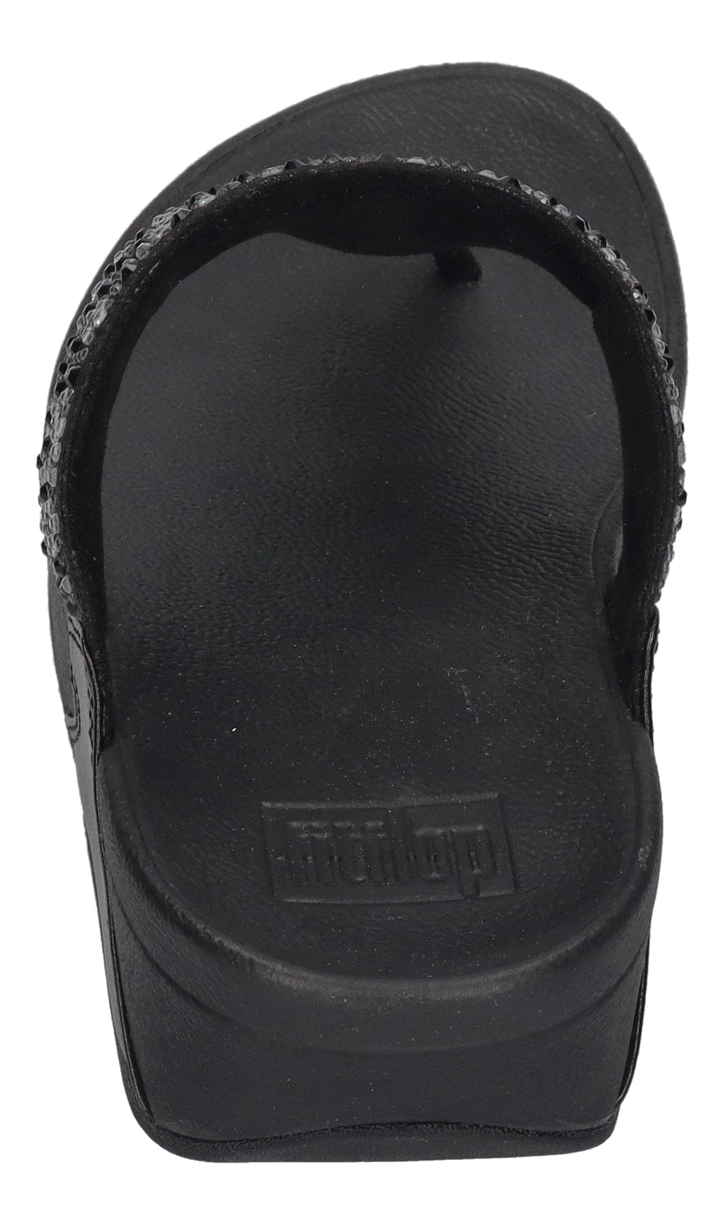 FITFLOP Zehentrenner LULU CRYSTAL-MIX TOE-POST all black