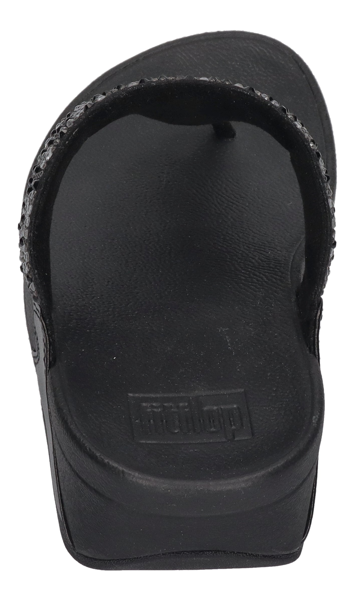 FITFLOP Zehentrenner LULU CRYSTAL-MIX TOE-POST all black