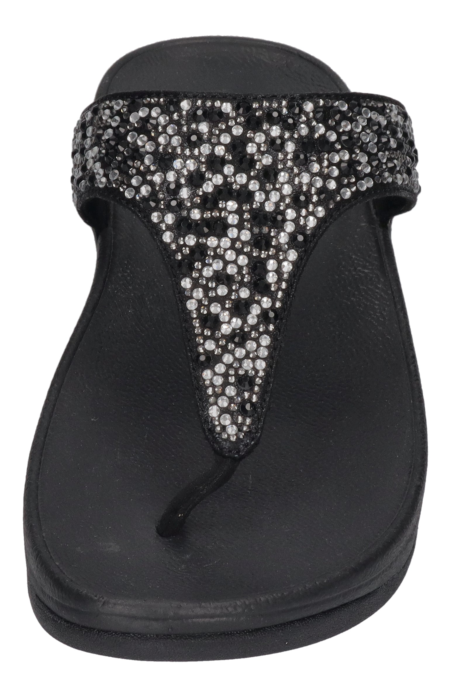 FITFLOP Zehentrenner LULU CRYSTAL-MIX TOE-POST all black