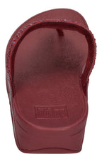 FITFLOP Zehentrenner LULU CRYSTAL-MIX TOE-POST luxe plum