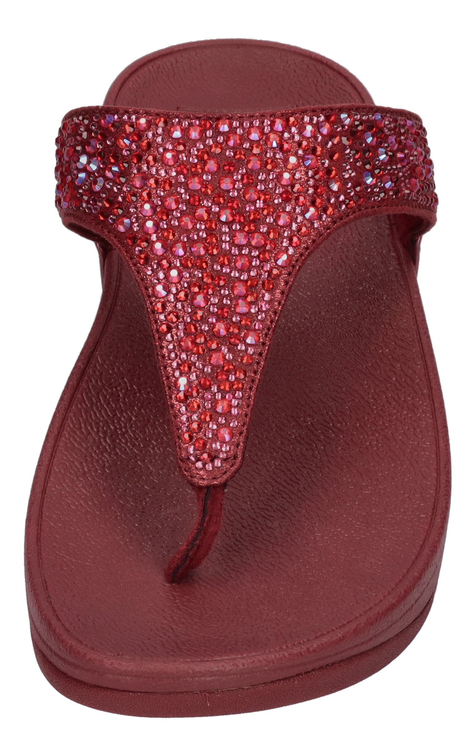 FITFLOP Zehentrenner LULU CRYSTAL-MIX TOE-POST luxe plum