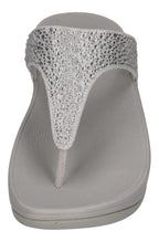FITFLOP Zehentrenner LULU CRYSTAL-MIX TOE-POST silver