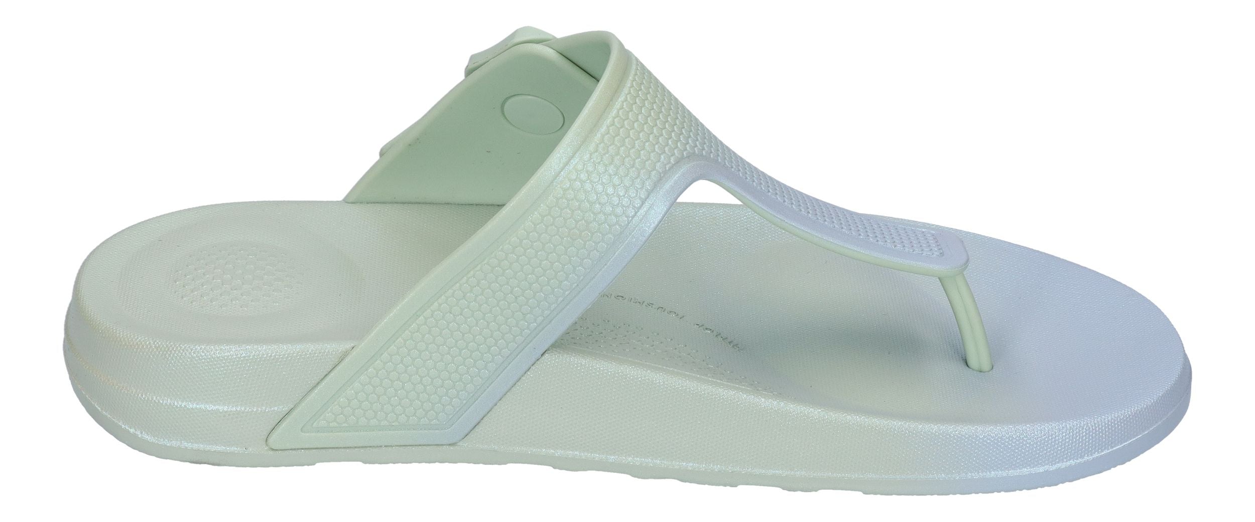 FITFLOP Zehentrenner iQUSHION IRIDESCENT ADJ BUCKLE sagebrush