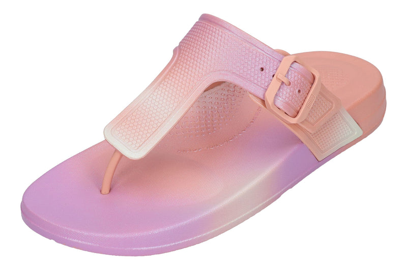 FITFLOP Zehentrenner iQUSHION IRIDESCENT ADJ BUCKLE urban