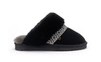 WARMBAT Damenschuhe Hausschuhe FLURRY SUEDE TAPE black
