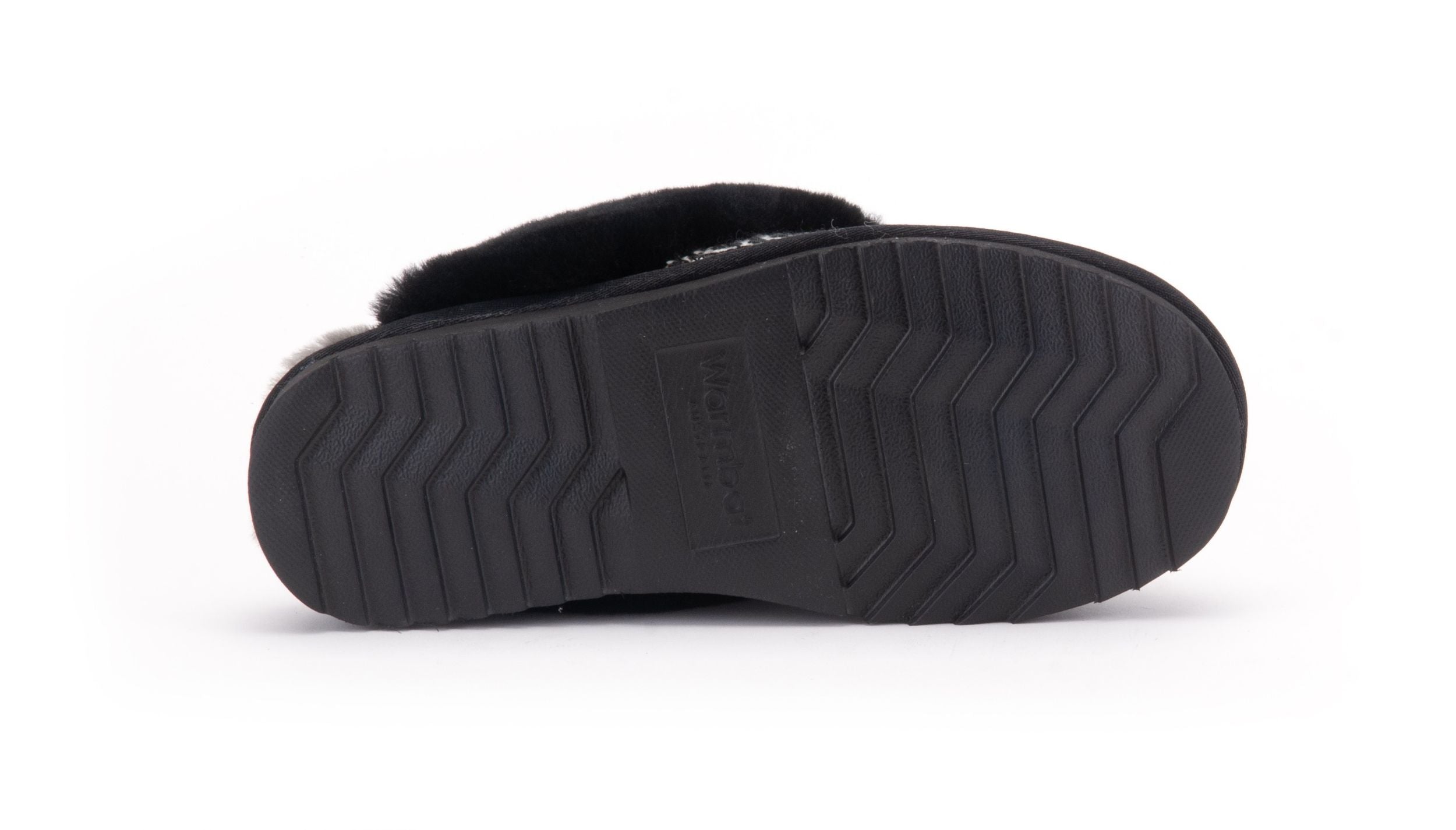 WARMBAT Damenschuhe Hausschuhe FLURRY SUEDE TAPE black
