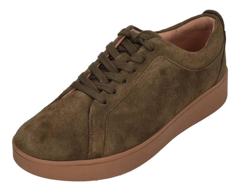 FITFLOP Damenschuhe - Sneakers RALLY SUEDE - deep olive