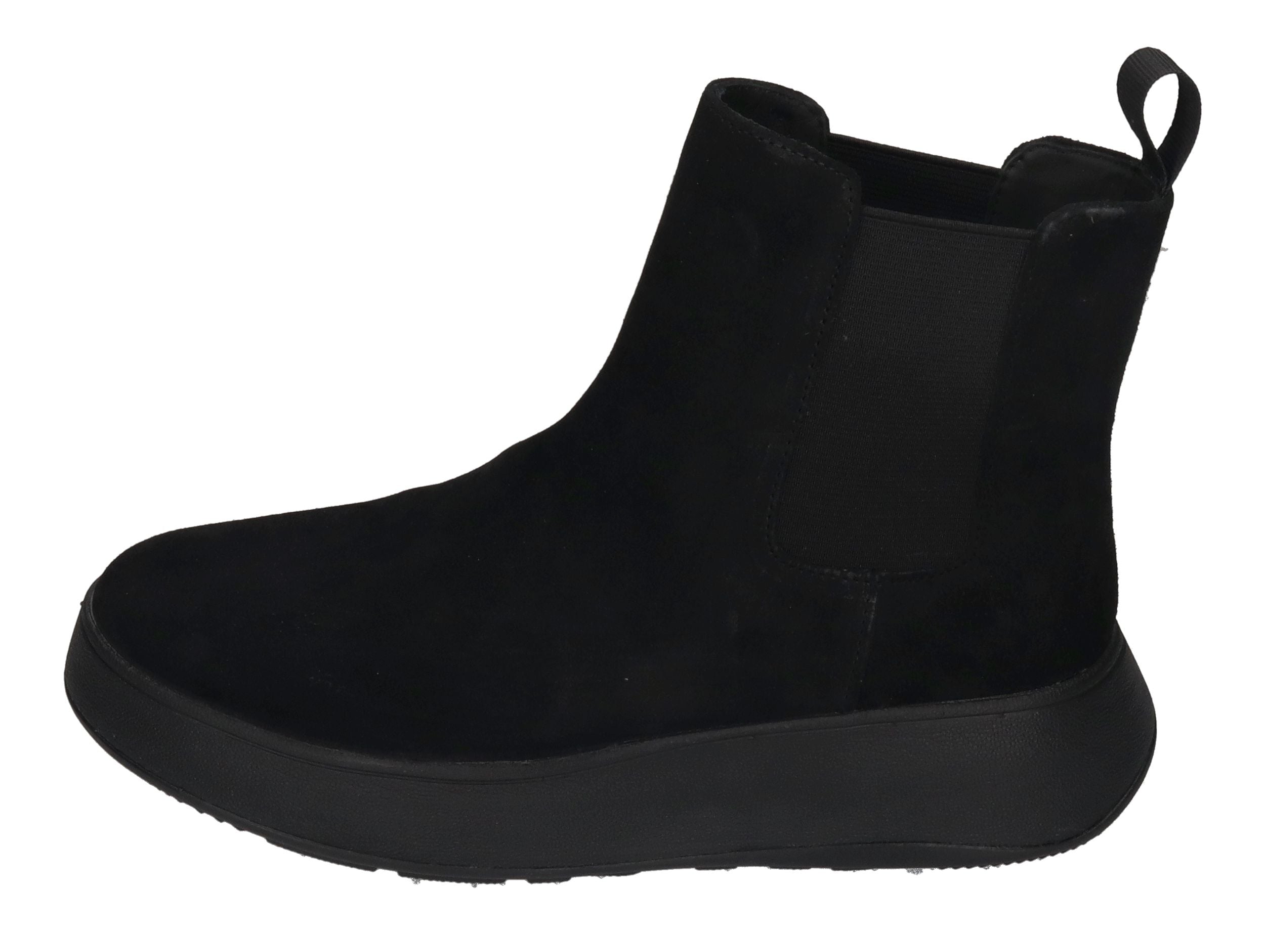 FITFLOP Chelsea Boots F MODE SUEDE FLATFORM FK3 black
