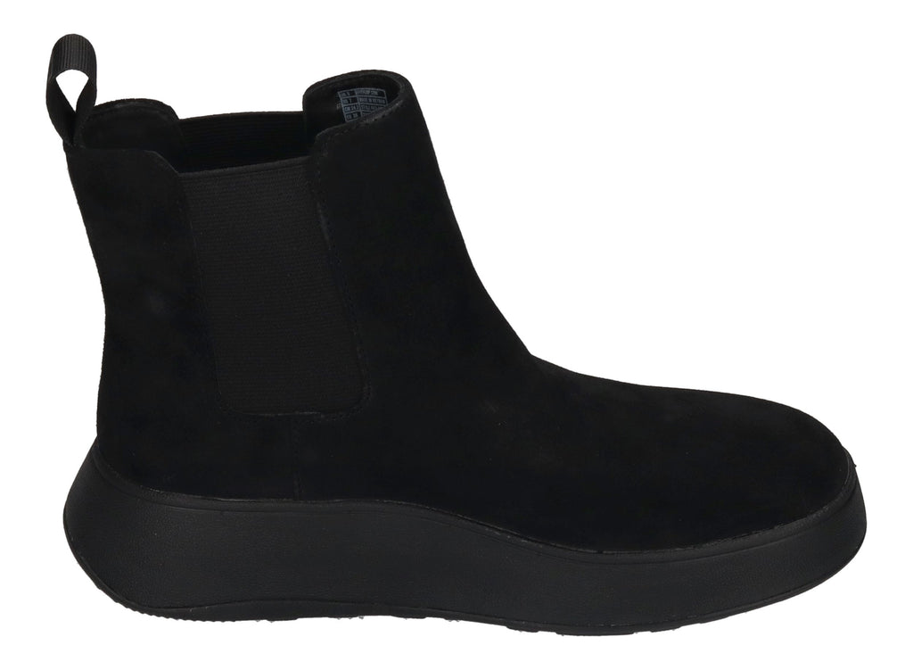 FITFLOP Chelsea Boots F MODE SUEDE FLATFORM FK3 black
