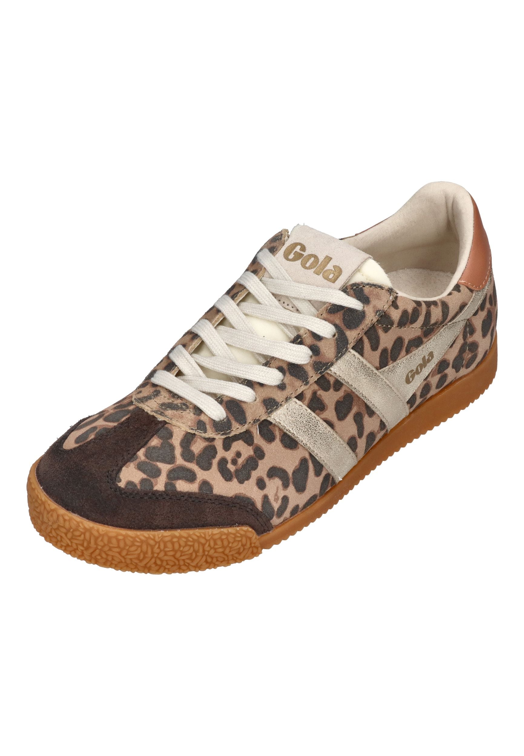 GOLA Damen Sneakers ELAN SAFARI leopard mocha gold terracotta