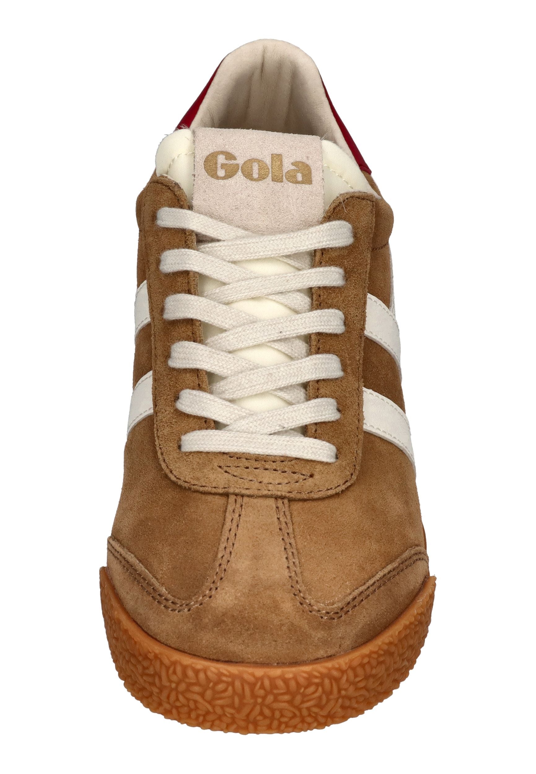 GOLA Damen Sneakers ELAN caramel off white deep red
