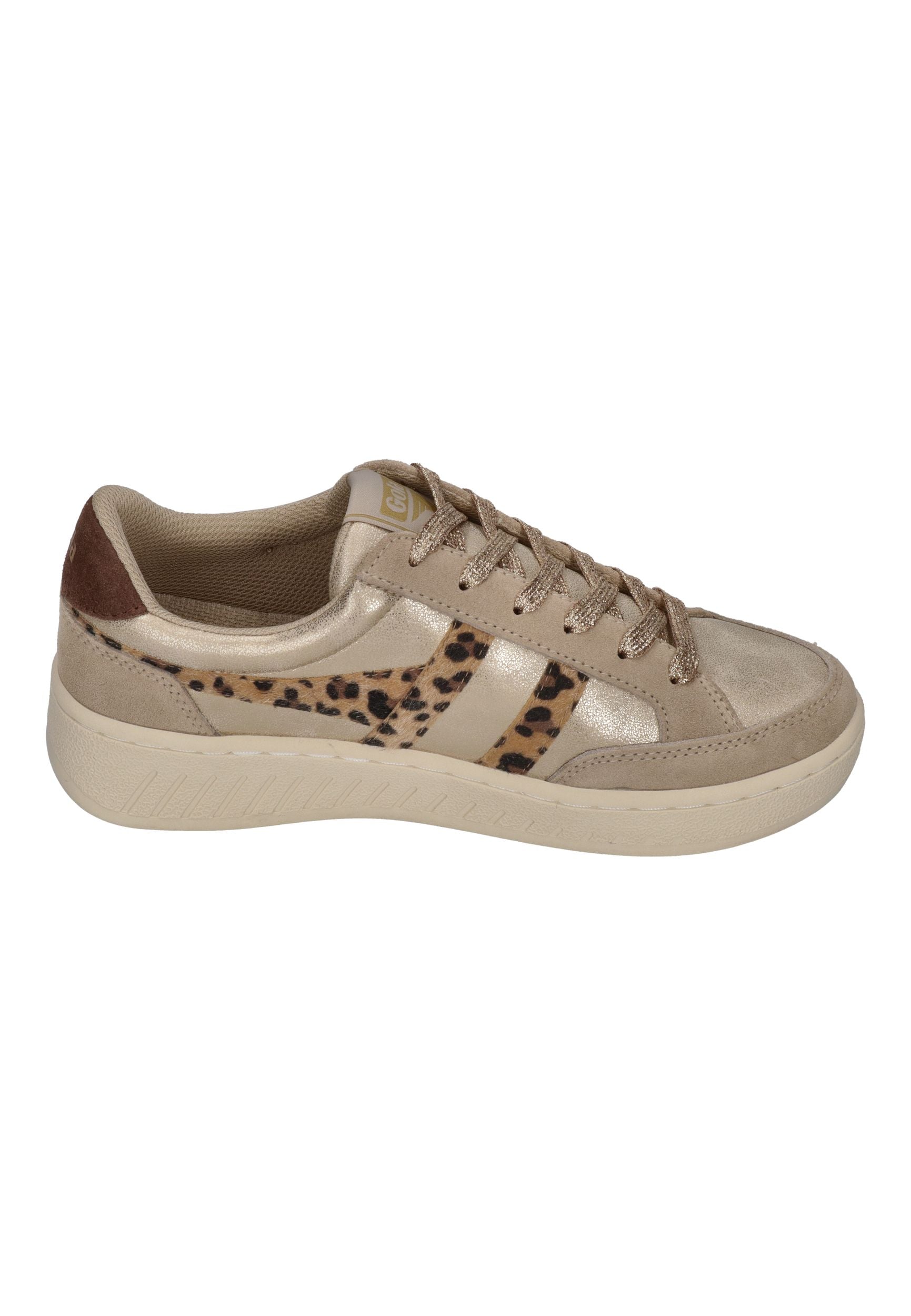 GOLA Damen Sneakers SUPERSLAM BLAZE II gold leopard dark brown