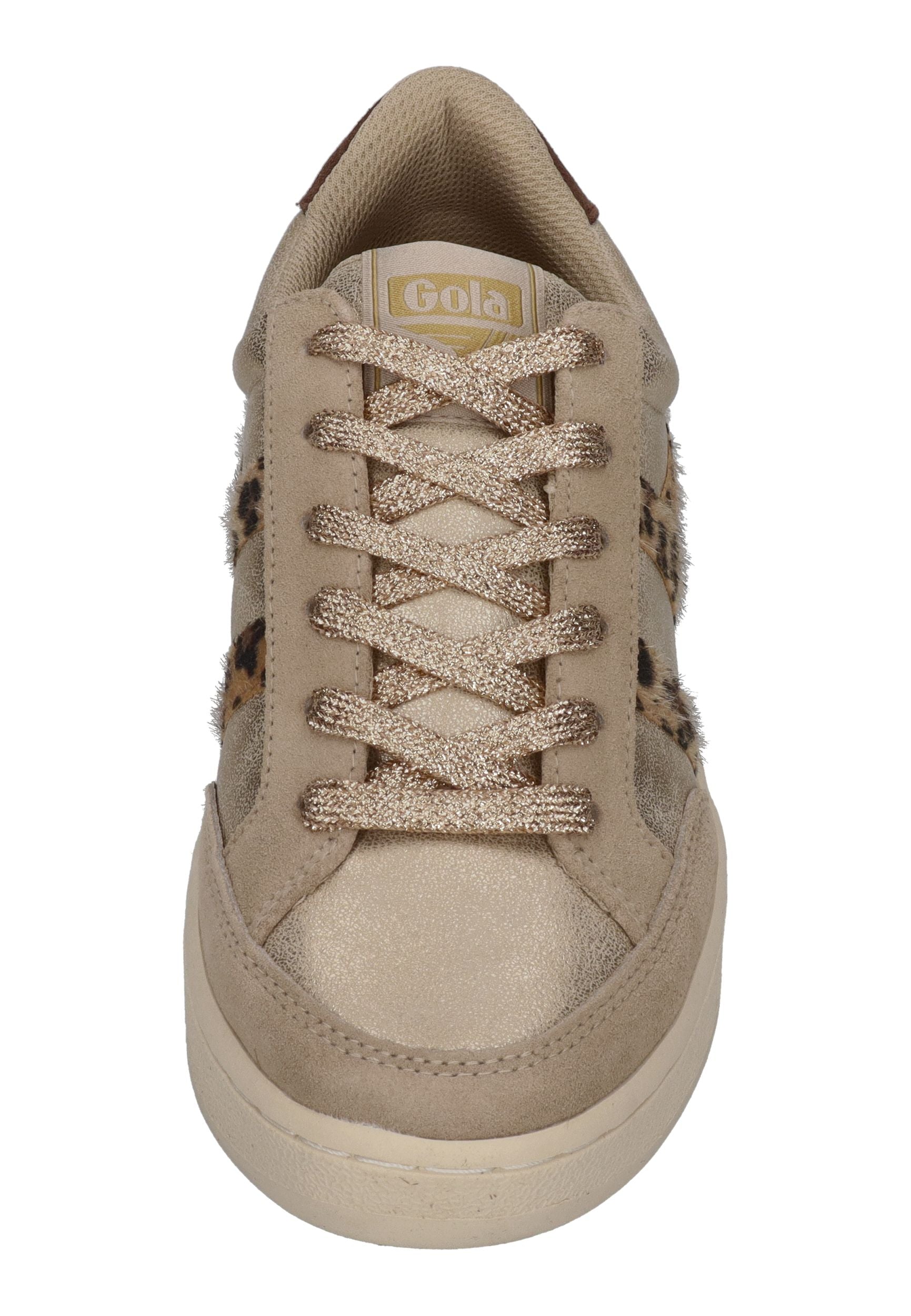 GOLA Damen Sneakers SUPERSLAM BLAZE II gold leopard dark brown