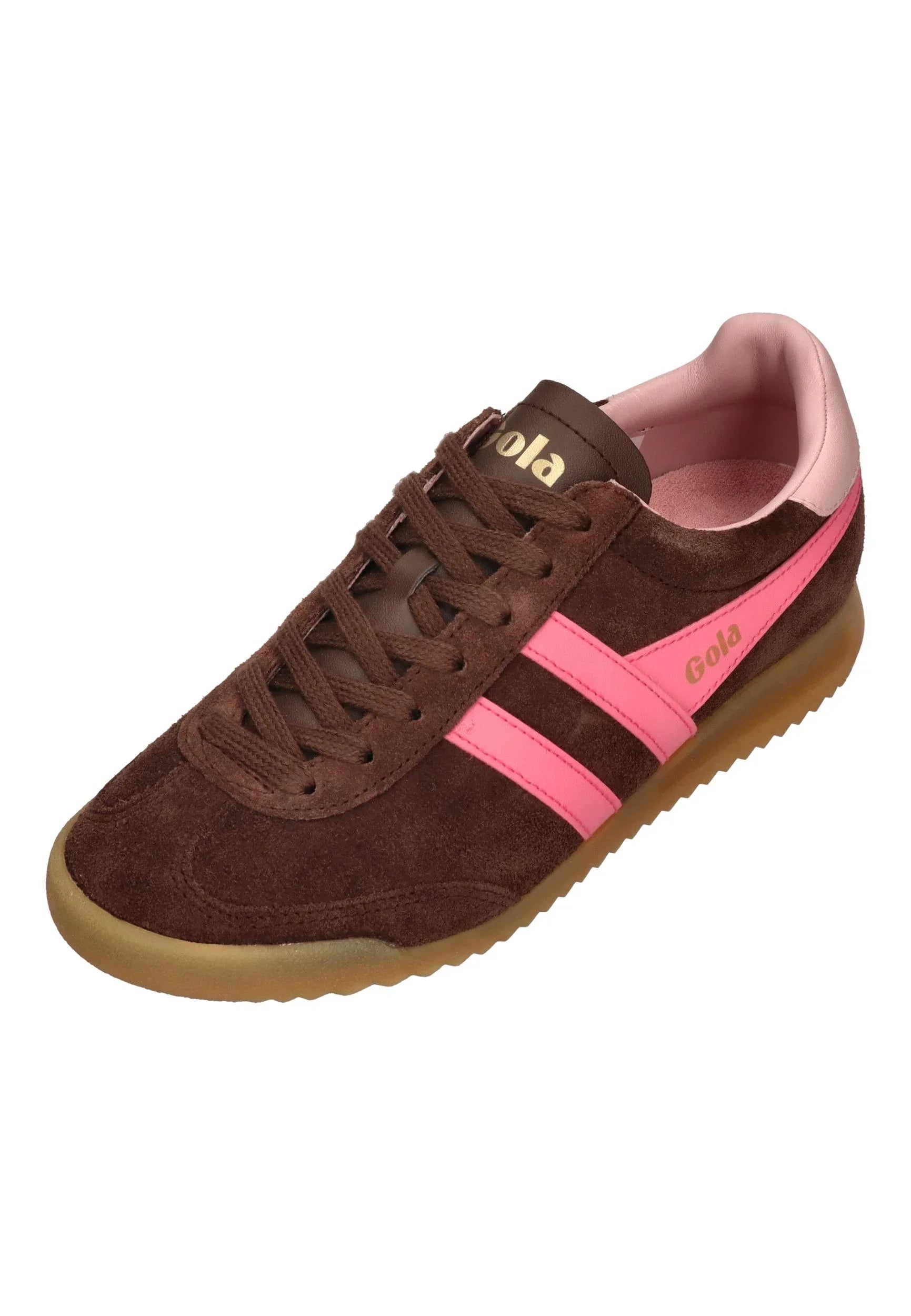 GOLA Damen Sneakers TORPEDO dark brown fluro pink chalk pink - Shoedeal