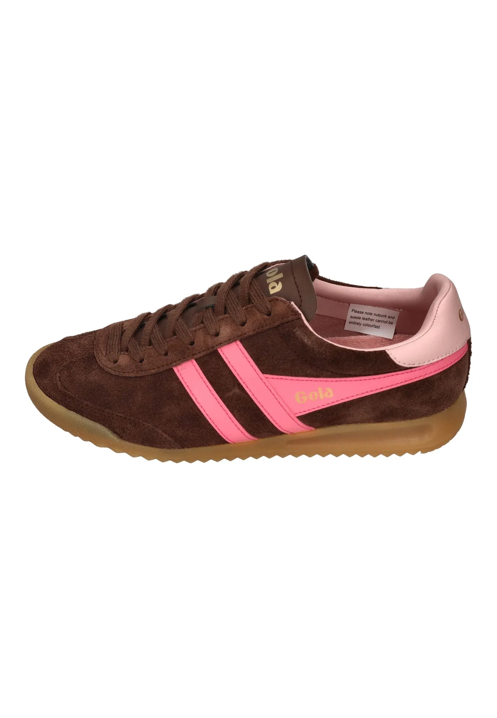 GOLA Damen Sneakers TORPEDO dark brown fluro pink chalk pink - Shoedeal
