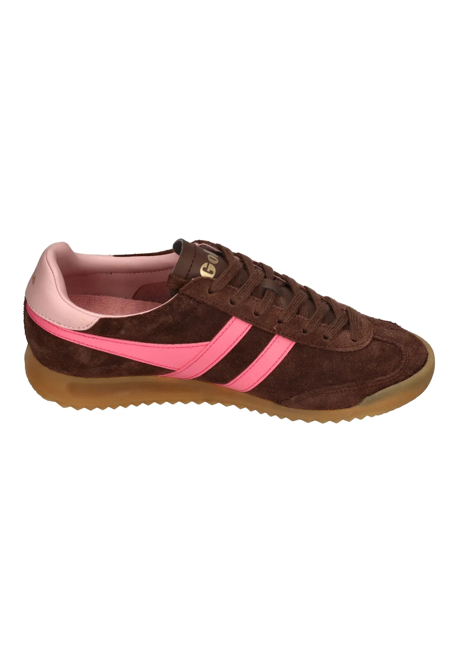 GOLA Damen Sneakers TORPEDO dark brown fluro pink chalk pink - Shoedeal