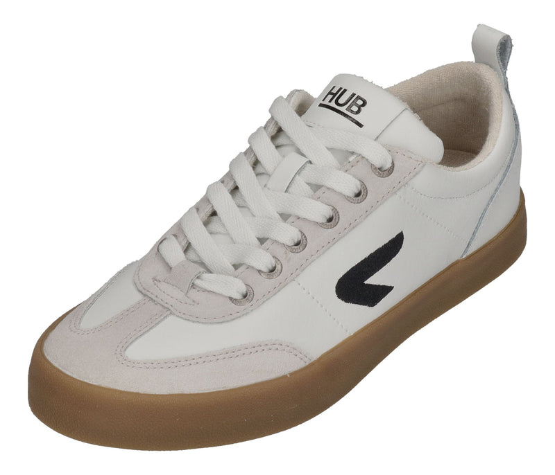 HUB FOOTWEAR Damen Sneakers MIAMI white black gum