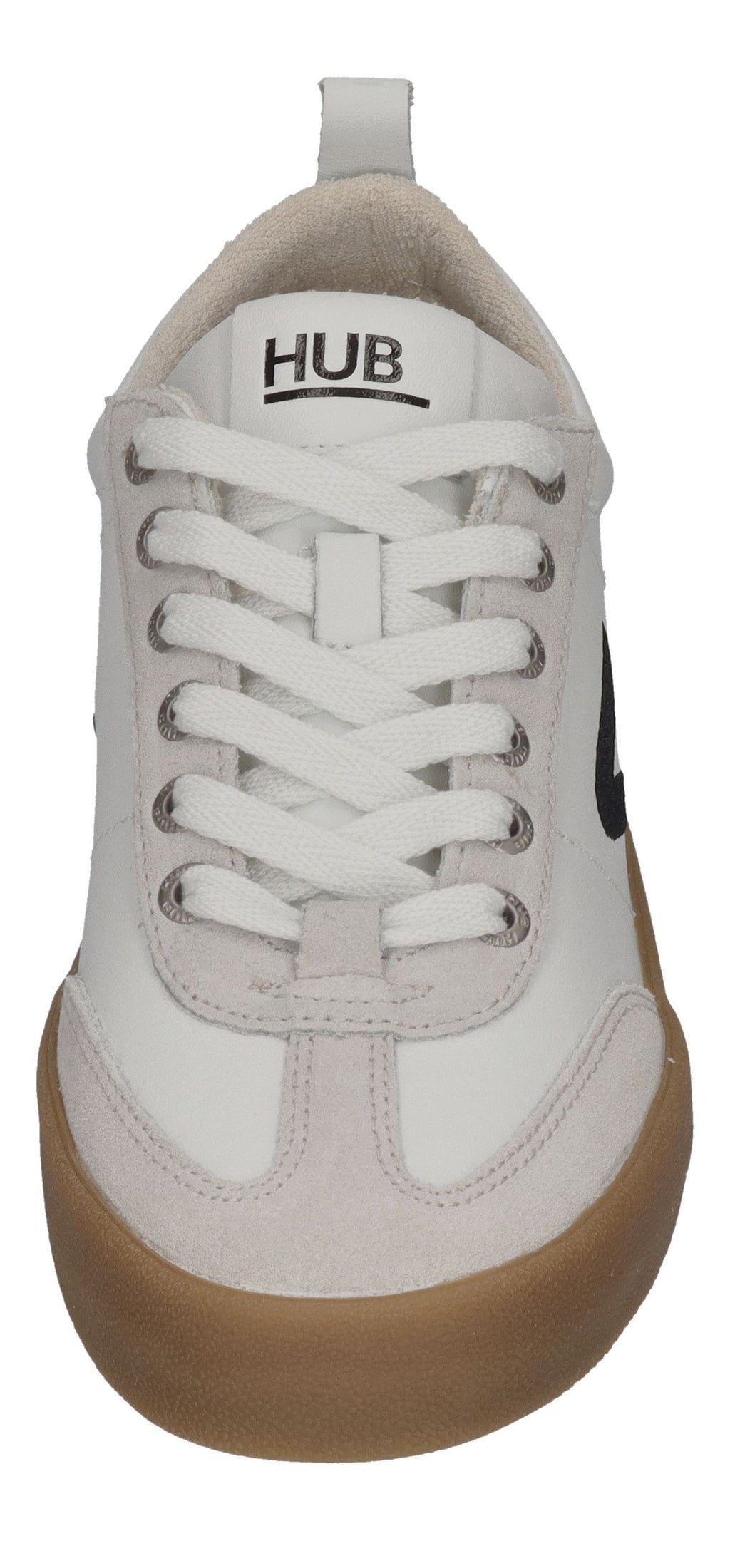 HUB FOOTWEAR Damen Sneakers MIAMI white black gum