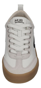 HUB FOOTWEAR Damen Sneakers MIAMI white black gum