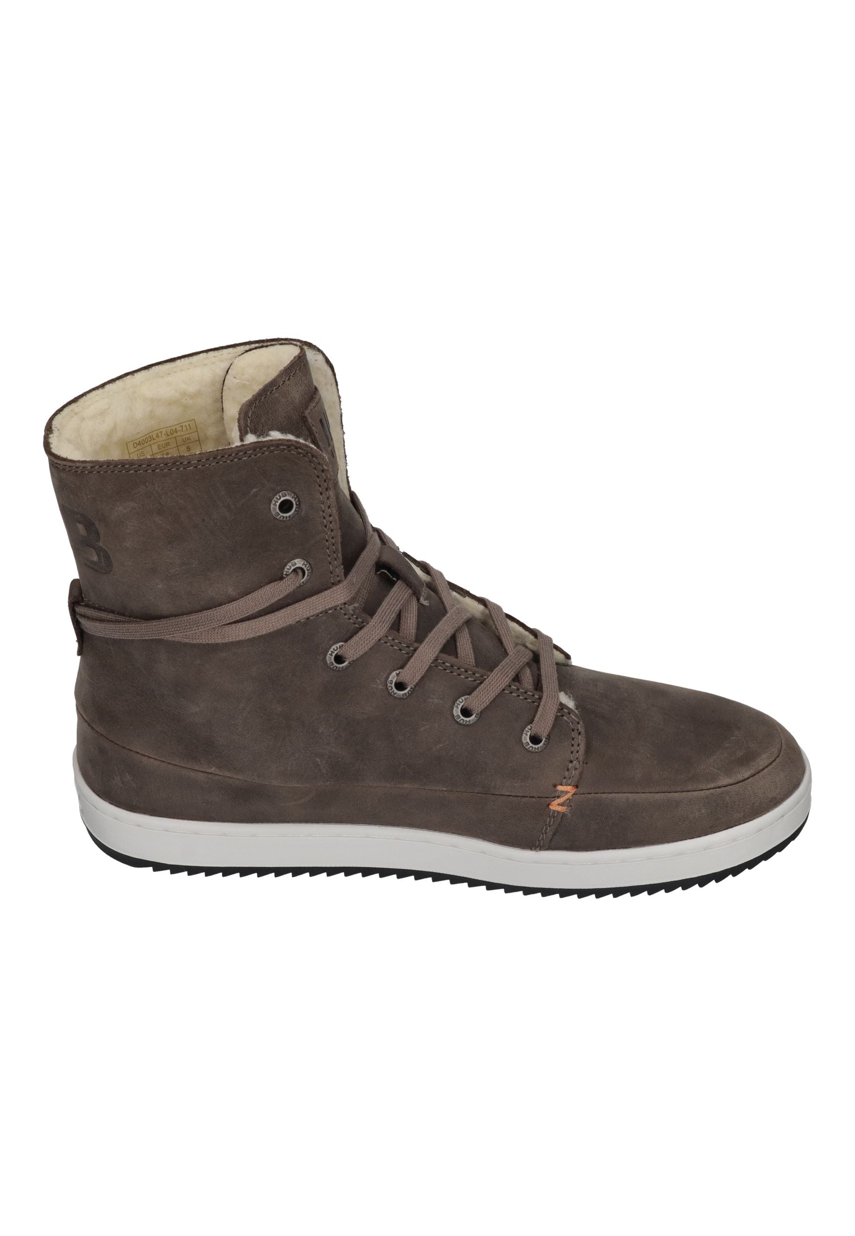 HUB FOOTWEAR Damen Booties CHESS 2.0 - grey white black