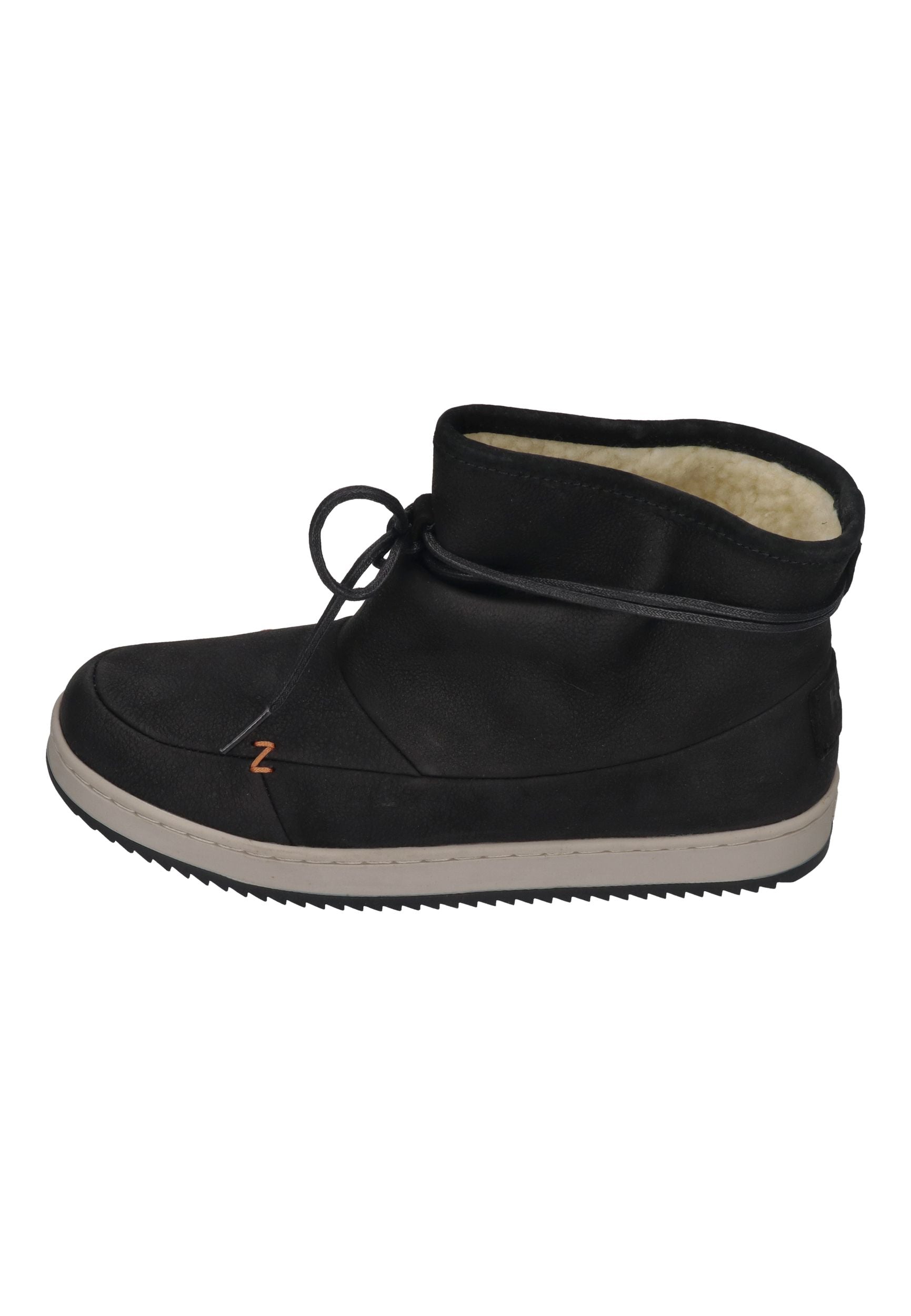 HUB FOOTWEAR Damen Booties QUEEN Oiled Nubuck black lt bone blk