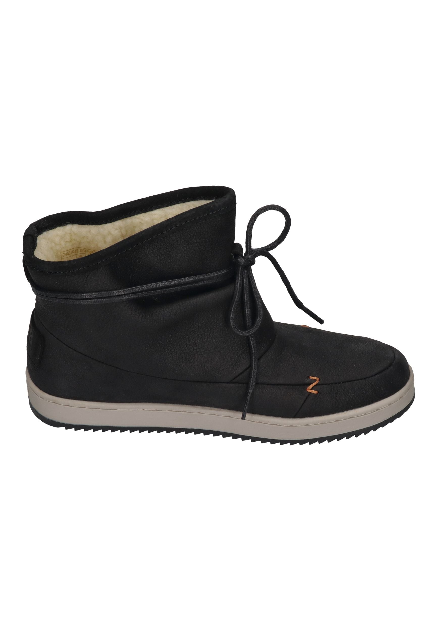 HUB FOOTWEAR Damen Booties QUEEN Oiled Nubuck black lt bone blk