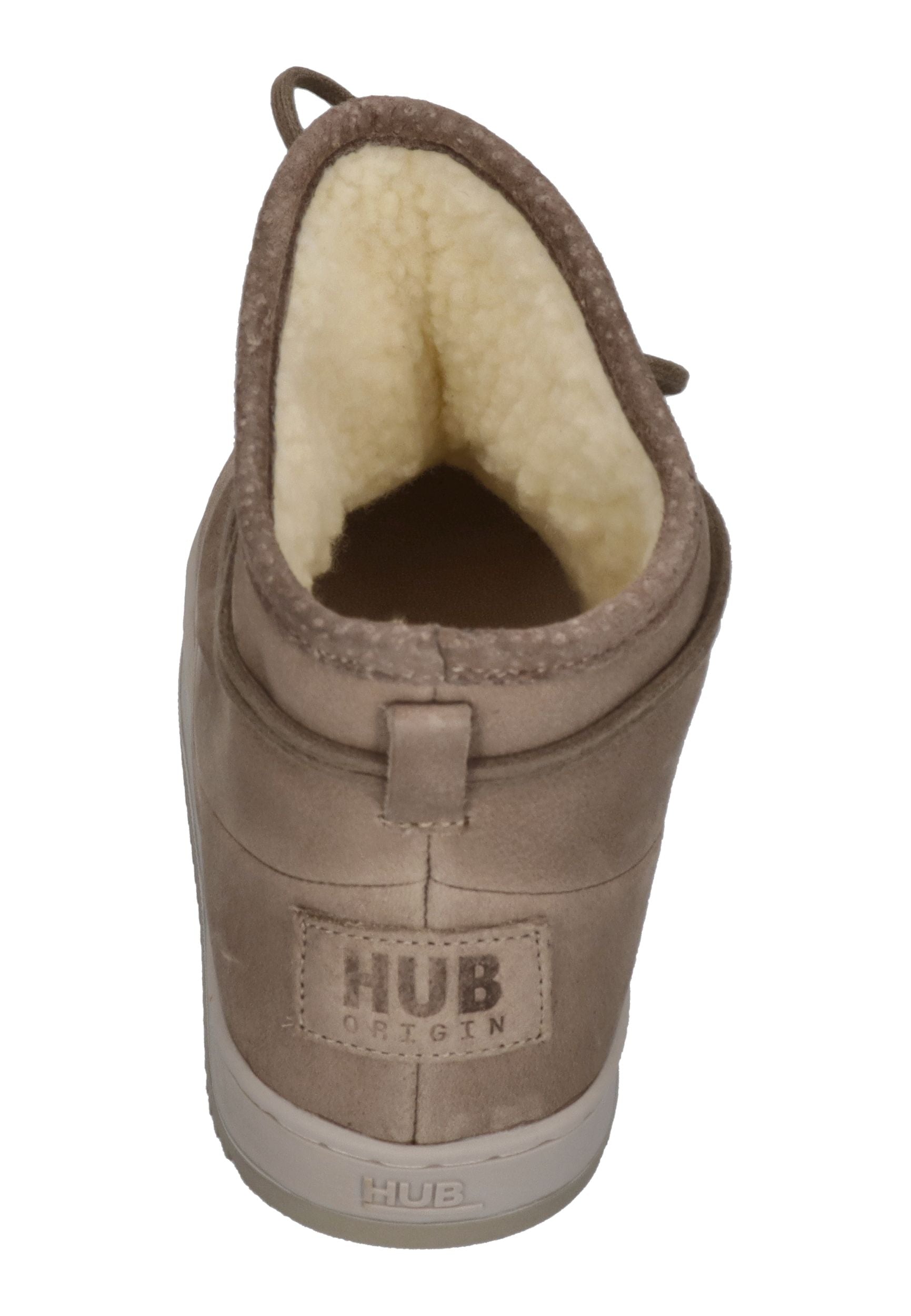HUB FOOTWEAR Damen Booties QUEEN Oiled Nubuck dark taupe