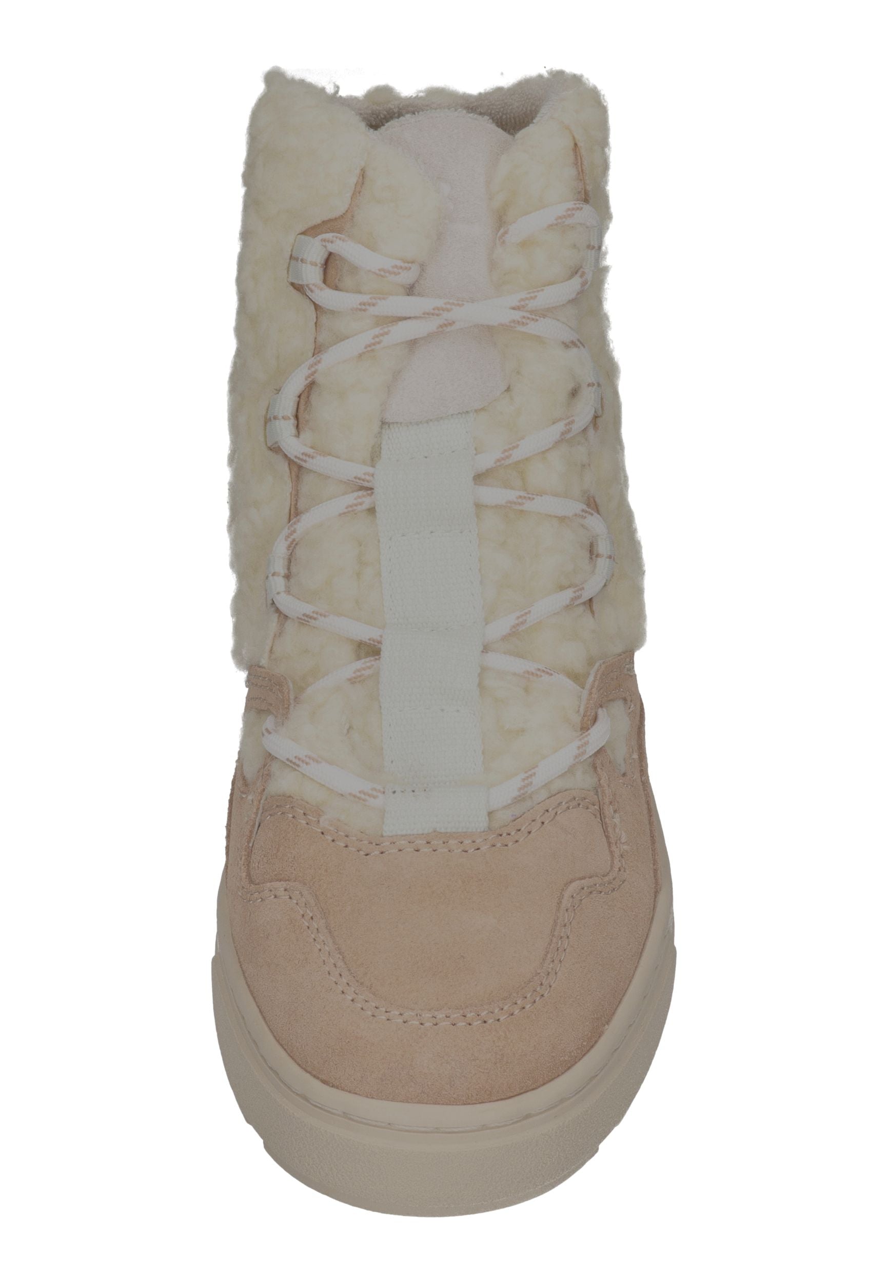 HUB FOOTWEAR Damen Booties TRACK W30 off white oat milk