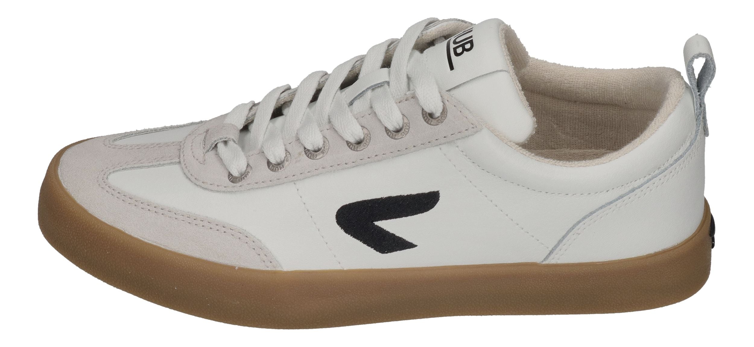 HUB FOOTWEAR Herren Sneakers MIAMI white black gum