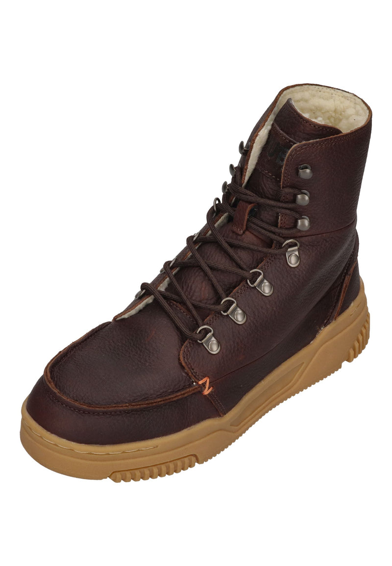 HUB FOOTWEAR Herren Boots SPITSBERG dark brown light gum