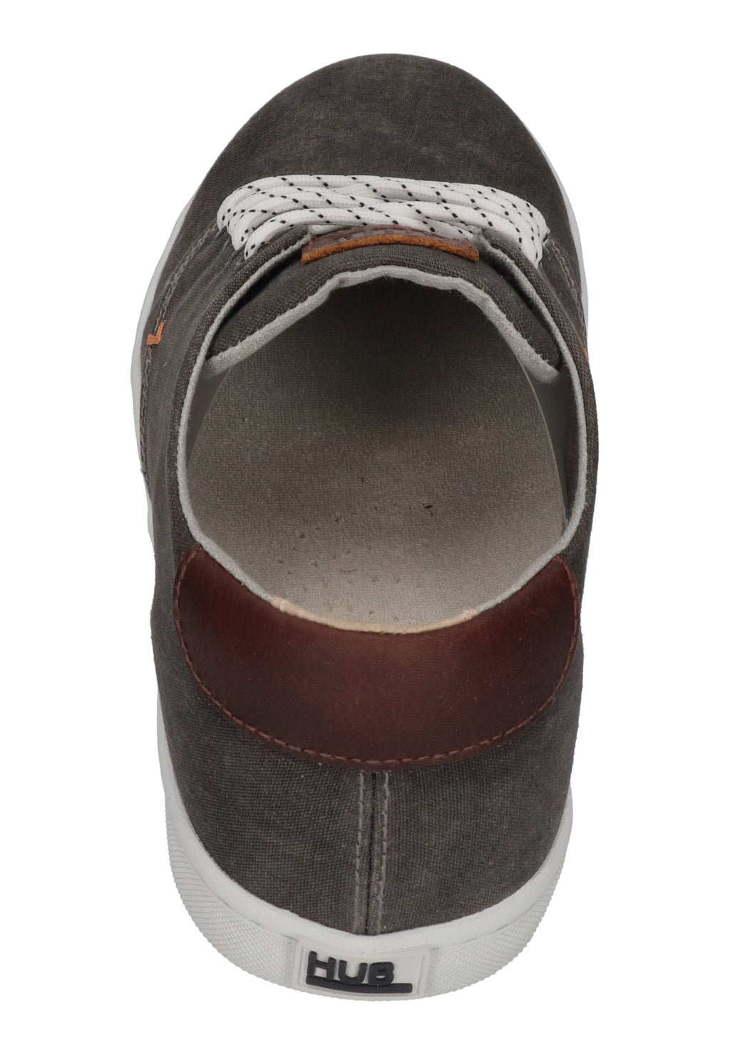 HUB FOOTWEAR Herren Sneakers CHUCKER black cognac white