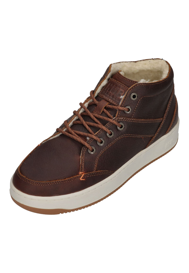 HUB FOOTWEAR Herren Sneakers KINGSTON 2.1 WOOL cognac