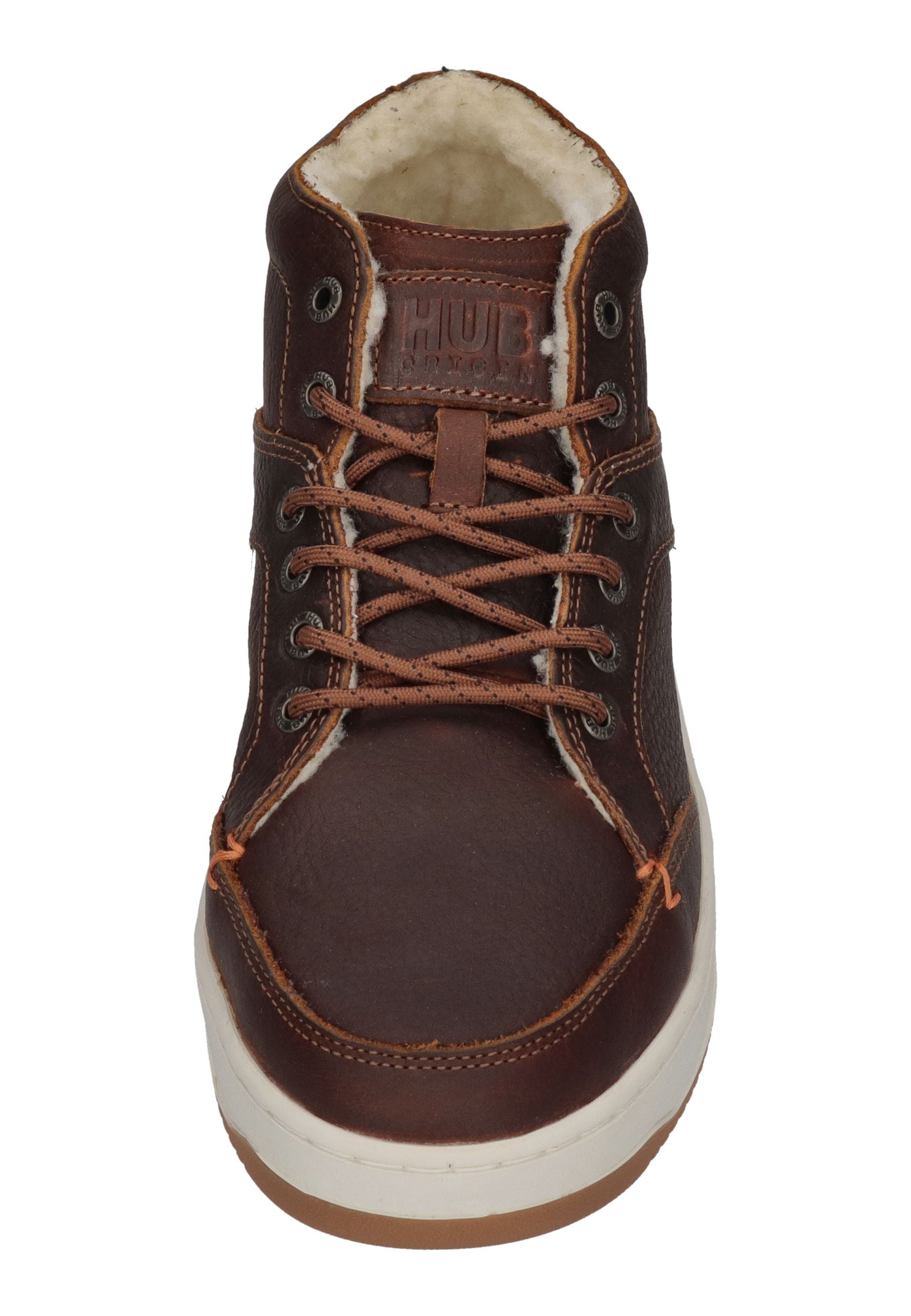 HUB FOOTWEAR Herren Sneakers KINGSTON 2.1 WOOL cognac