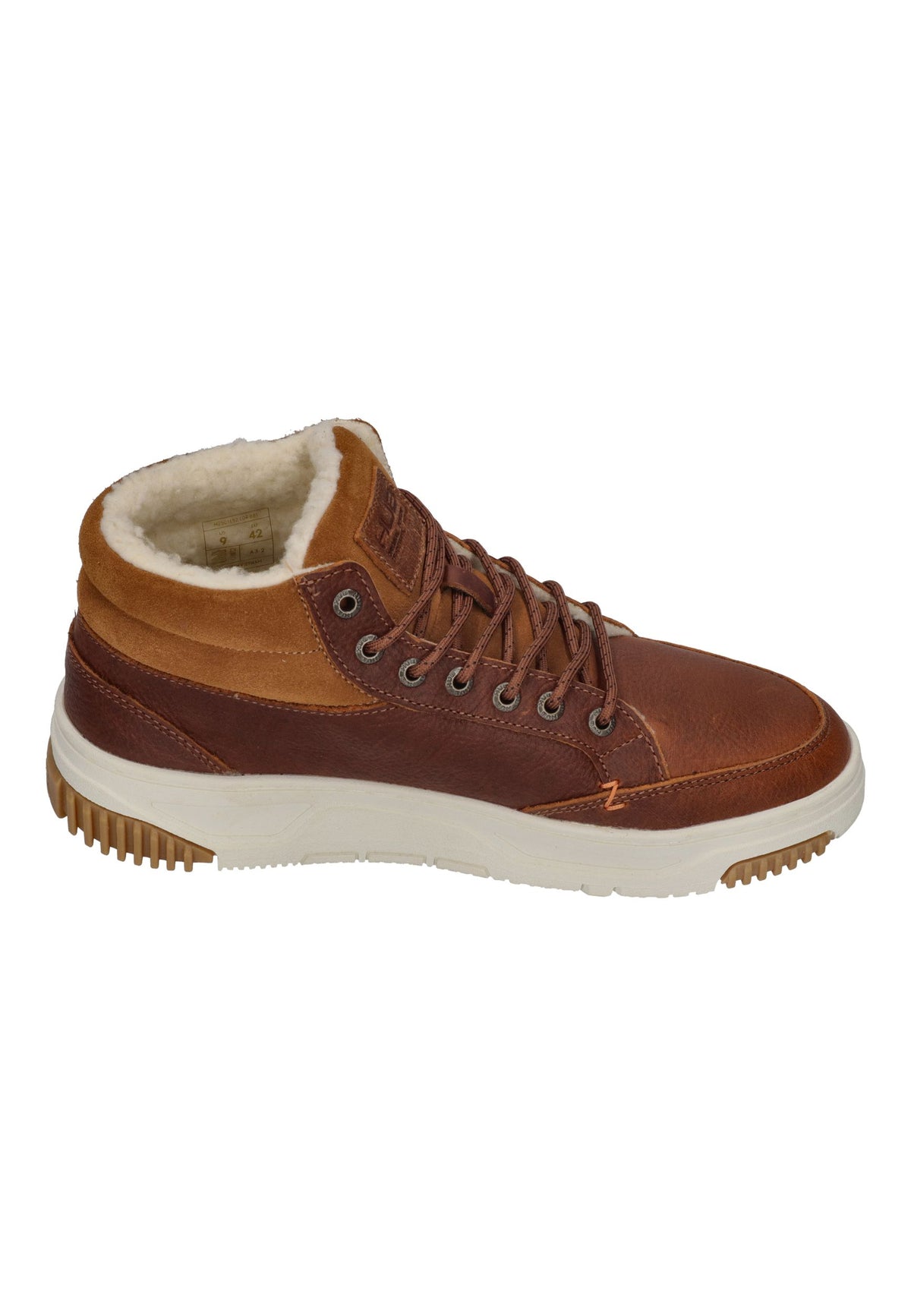 HUB FOOTWEAR Herren Sneakers MARK 2.1 cognac offwhite lt gum