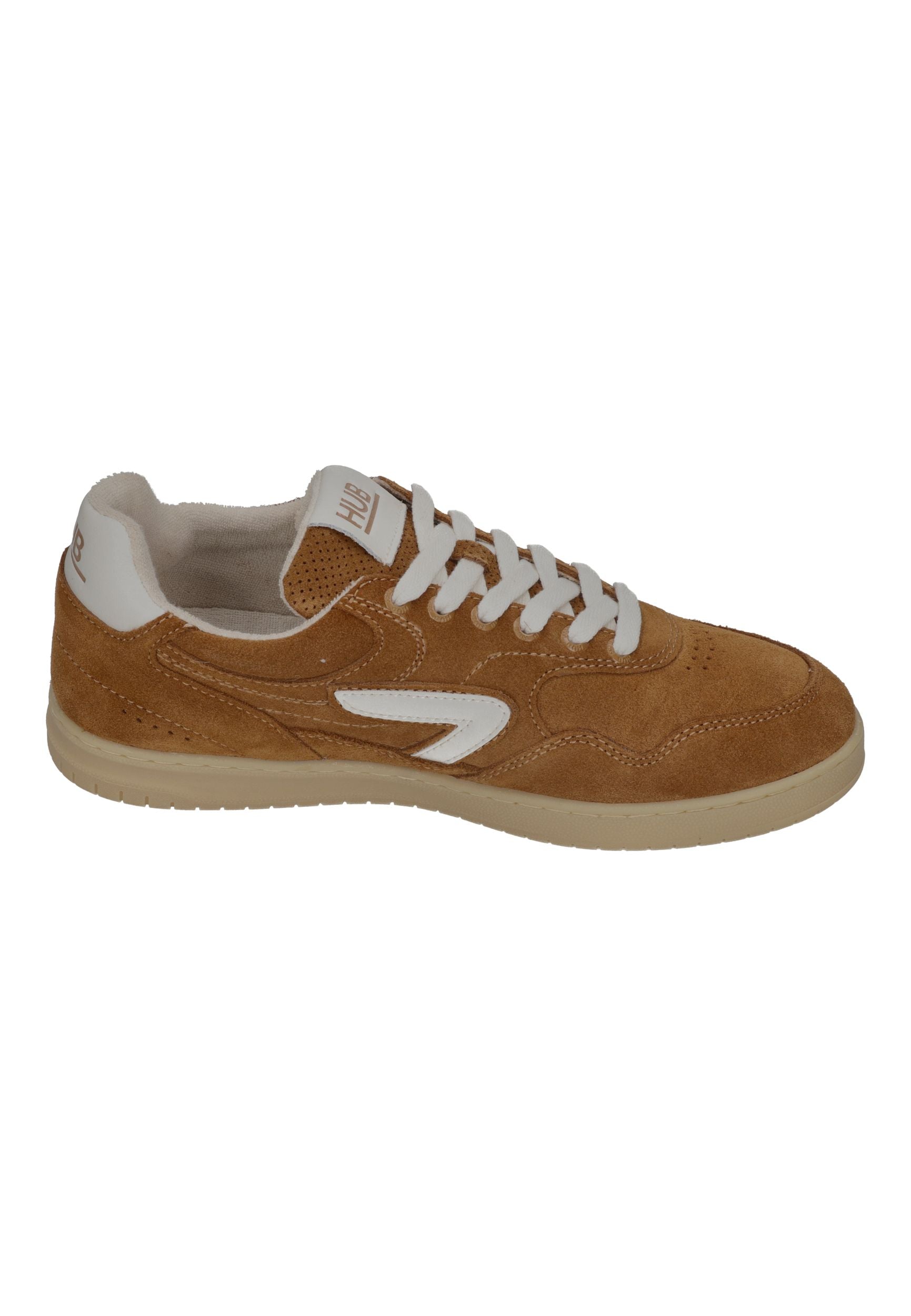 HUB FOOTWEAR Herren Sneakers VANCOUVER cognac off white gum